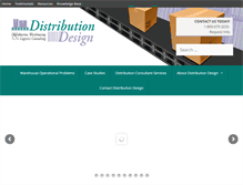 Tablet Screenshot of distributiondesign.com
